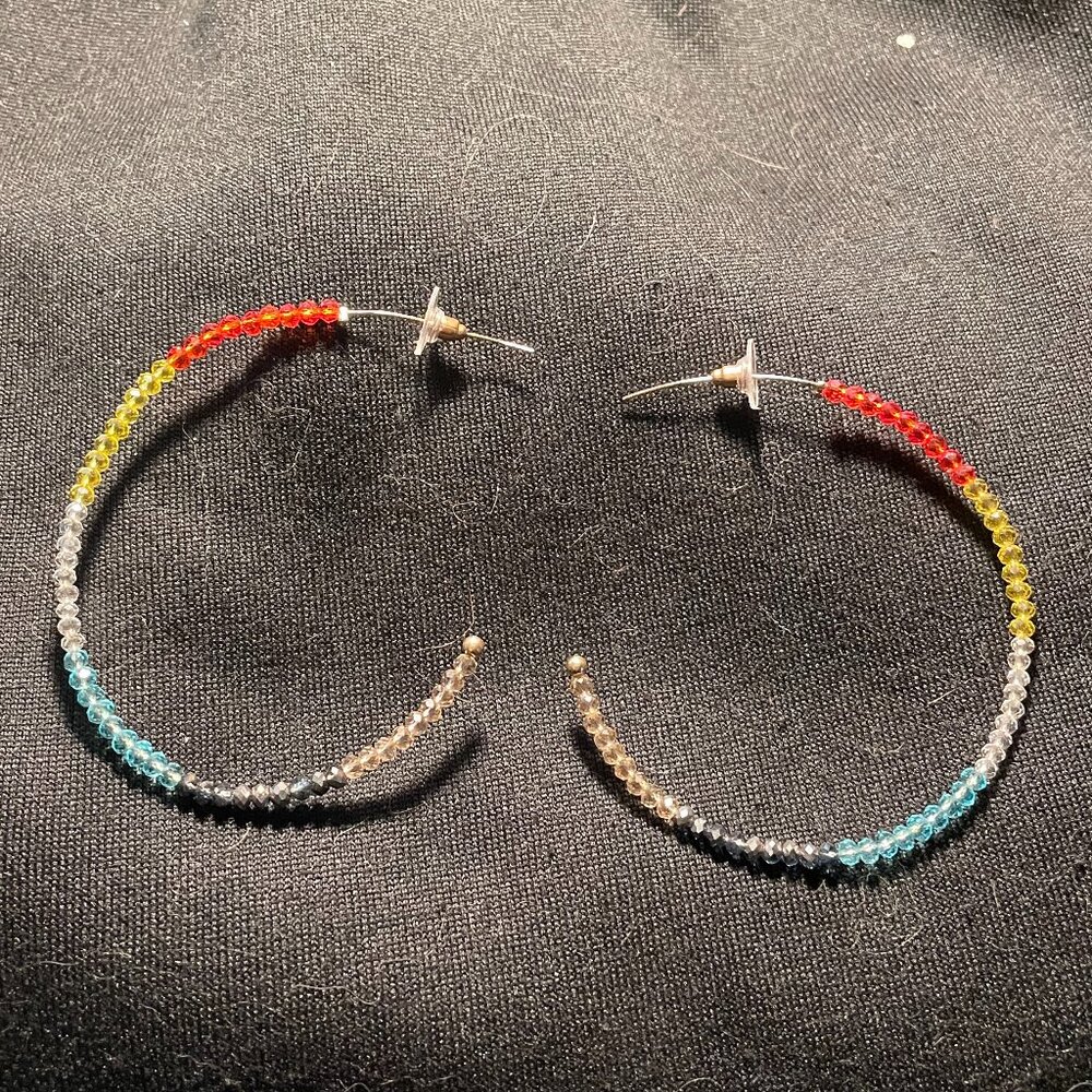 Beaded Pierced Earrings